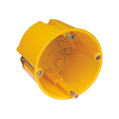 Электроуст. коробка KSC 11-101 d68 h60 для гипсокартона и полых стен с метал. лапками IP30