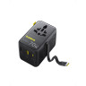 Адаптер питания Baseus EnerCore CG11 Universal Travel Adapter 70W 2AC+2U+2C Cosmic Black