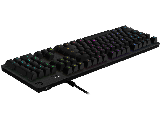 Клавиатура игровая Logitech G513 CARBON LIGHTSYNC RGB Mechanical Gaming Keyboard, GX Brown-CARBON-RUS-USB-N/A-INTNL-TACTILE (арт. 920-009329, M/N: Y-U0034)