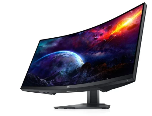 Монитор Dell/S3422DWG/34 ''/VA/3440x1440 Pix/2 x HDMI/DP 1.2 mode)/Headphones (mini-jack)/2 ms/400 ANSI-Lum/3000:1/144 Hz