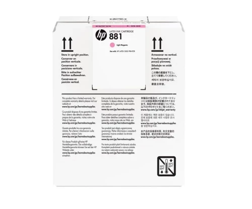 Картридж HP Europe/CR336A/Латексный чернильный/Светло-пурпурный/№881/5 000 мл