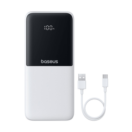 Портативный внешний аккумулятор Baseus Lipow 10000mAh 22.5W White (P10079101213-00)