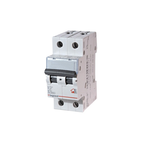 Автоматический выключатель Legrand 404047 2П C 50A TX3 6000 6kA