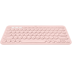 Клавиатура беспроводная Logitech K380 (ROSE, Multi-Device, Bluetooth Classic (3.0), 2 батарейки типа ААА) (M/N: Y-R0056)