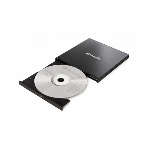 Внешний привод Verbatim CD/DVD 43886 Slim USB-C Чёрный