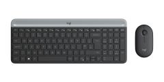 Комплект беспроводной Logitech Slim Wireless Keyboard and Mouse Combo MK470-GRAPHITE - RUS - 2.4GHZ - N/A - INTNL (M/N: Y-R0075 / MR0082 / C-U0010)