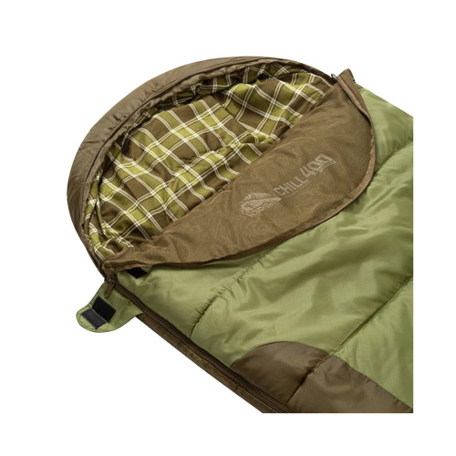 Спальный мешок RSP CHILL 400 зел. - коричн. правая молния