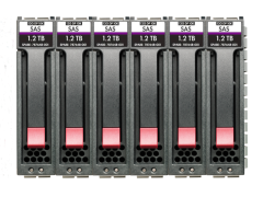 HPE MSA 7.2TB SAS 12G Enterprise 10K SFF (2.5in) M2 3yr Wty 6-pack HDD Bundle
