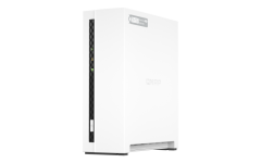 Сетевое оборудование QNAP TS-133-EU-RU Сетевой накопитель, 1 отсек 3,5"/2,5". ARM Cortex-A55 1,8 ГГц, 2 ГБ.