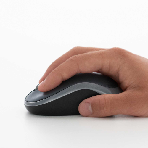 Мышь беспроводная Logitech M185 Blue (синяя, оптическая, 1000dpi, 2.4 GHz/USB-ресивер) (M/N: MR0087 / CU0019)