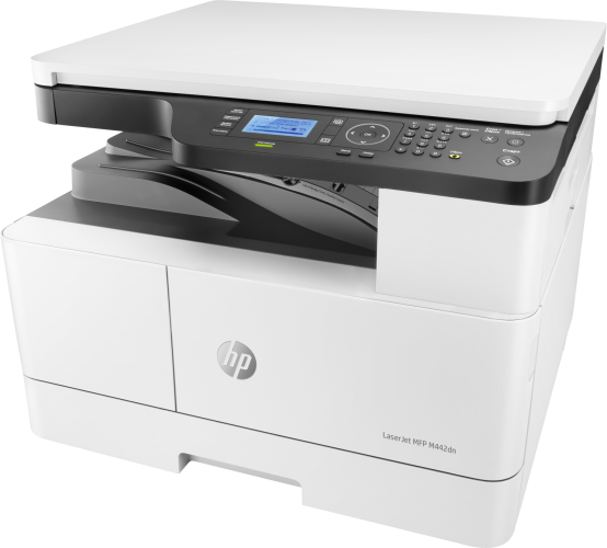МФУ HP 8AF71A LaserJet MFP M442dn Prntr (A3) Printer/Scanner/Copier, 1200 dpi, 24/13 ppm (A4/A3), 512 MB, 600 MHz, 100+250 tray, Duplex, USB+Ethernet, Duty 50K A4