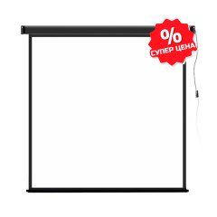 Экран моторизированный Deluxe DLS-E213x (84"х84"), Ø - 118", Раб. поверхность 205х205 см., 1:1