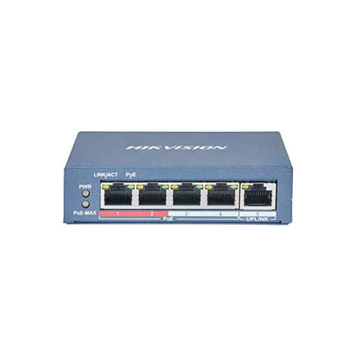 Коммутатор Hikvision DS-3E0105P-E(B)