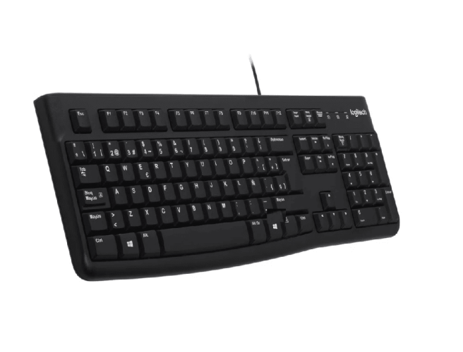 Клавиатура K120 Corded Keyboard - английская  раскладка N/A - US INT'L - NSEA-OLDINTNL-611