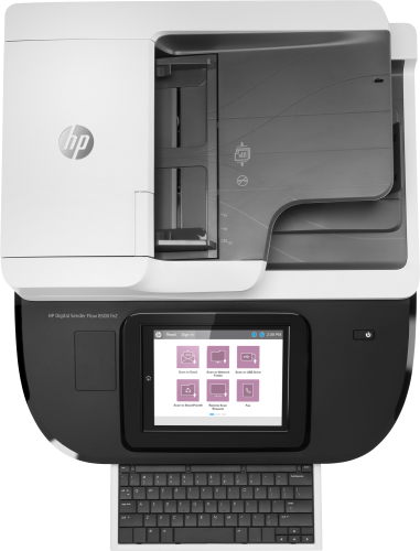 Сканер HP Digital Sender Flow 8500 Fn2 Scanner (A4), 600 dpi, 24 bit, ADF (150 pages), 100/100 ppm, USB, Duty cycle 10 000 pages