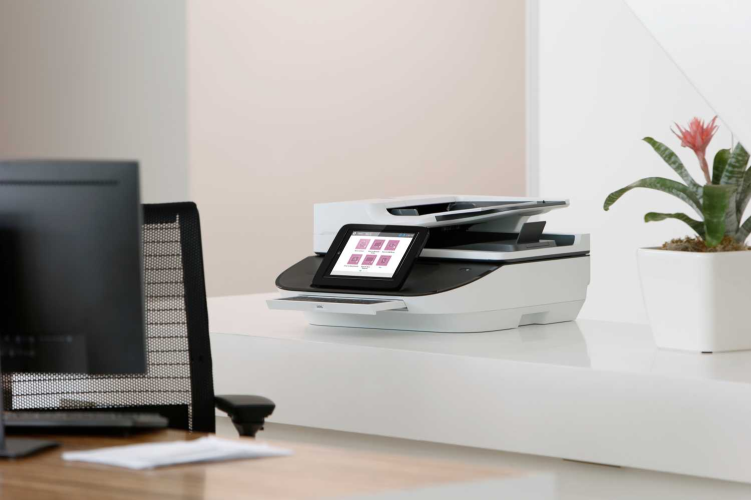 Сканер HP Digital Sender Flow 8500 Fn2 Scanner (A4), 600 dpi, 24 bit, ADF (150 pages), 100/100 ppm, USB, Duty cycle 10 000 pages