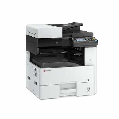 МФУ лазерное Kyocera ECOSYS M4125idn (A3), монохромное, Printer/Scanner/Copier, 1200x1200 dpi, 25/12 ppm (A4/A3), 1 GB, 1.2 GHz, tray 100+500 sheets, RADF 50 sheets, USB+Ethernet, Duplex, 4.3" touchscreen, HyPAS, drum 300k, starter toner 3k