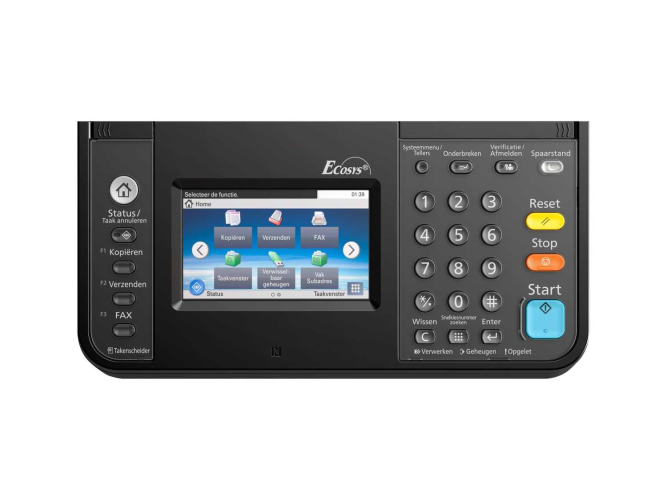 МФУ лазерное Kyocera ECOSYS M4125idn (A3), монохромное, Printer/Scanner/Copier, 1200x1200 dpi, 25/12 ppm (A4/A3), 1 GB, 1.2 GHz, tray 100+500 sheets, RADF 50 sheets, USB+Ethernet, Duplex, 4.3" touchscreen, HyPAS, drum 300k, starter toner 3k