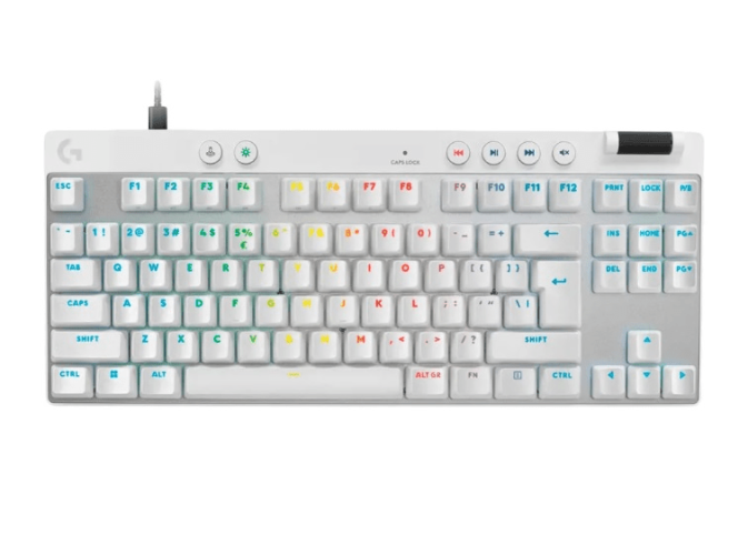 Клавиатура игровая Logitech PRO X TKL RAPID - WHITE - US INTL