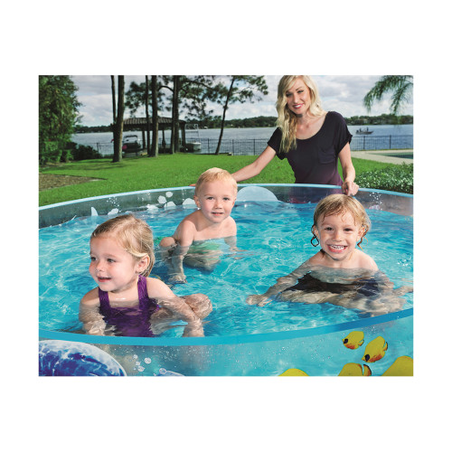 Бассейн с жёсткой стенкой детский Bestway 55030