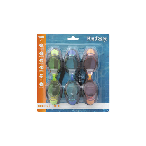 Очки для плавания Bestway 21096 (3 шт в упаковке)