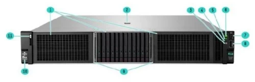 Сервер HPE/DL380 Gen11/1/Xeon Gold/6426Y (16C/32T 37,5Mb)/2,5 GHz/32 Gb/MR408i-o/8SFF BC/2x 10GbE Base-T/1x 1000W Titanium