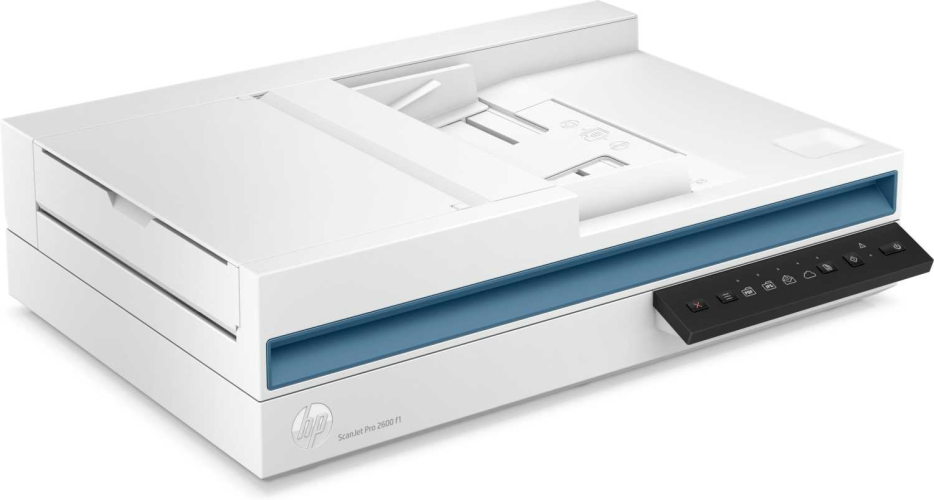 Сканер HP 20G05A ScanJet Pro 2600 f1 (A4) 1200x12000 dpi, 48 bit, ADF (60 pages), 25 ppm, USB 2.0, Duty cycle 1500 pages