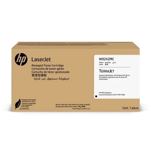 Картридж HP Europe/W9242MC Yellow Mngd LaserJet Toner Cartridge/Лазерный/Жёлтый
