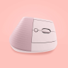Мышь беспроводная Logitech LIFT ROSE (400-4000 dpi, Bluetooth, USB-ресивер Logi Bolt®, 4 настраиваемые кнопки)