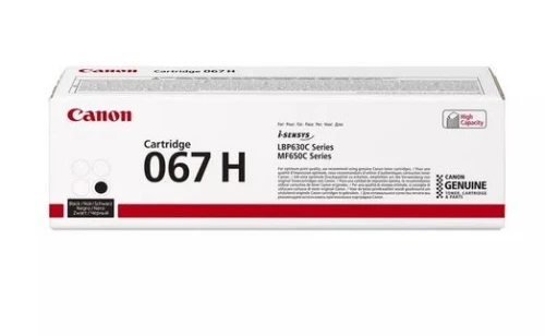 Картридж Canon/CRG 067H BK/Лазерный цветной/Чёрный