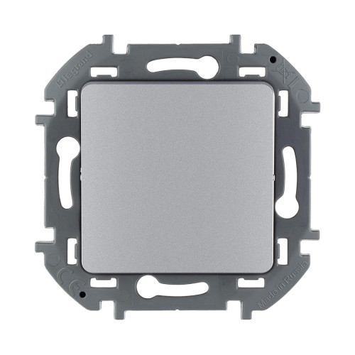 Переключатель перекрёстный одноклавишный Legrand 673682 Inspiria с/у алюминий