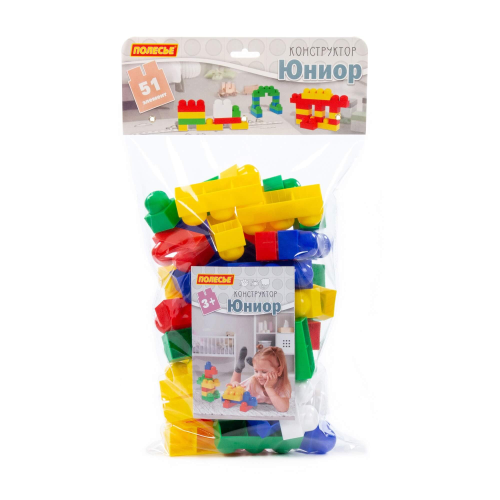 Полесье Конструктор "Юниор" (51 элемент) (в мешке)