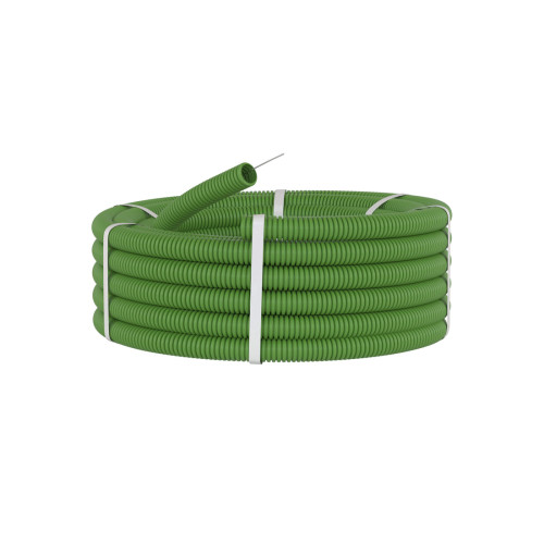 Труба ПВХ гибкая гофрированная DKC 91920G 20мм зеленый