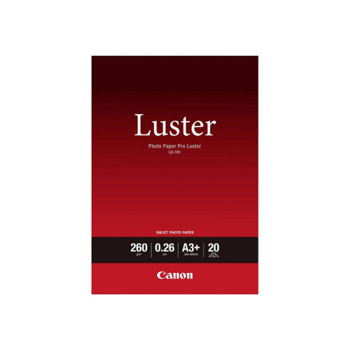 Глянцевитая фотобумага Canon LU-101 Pro Luster A3+ 20 шт.