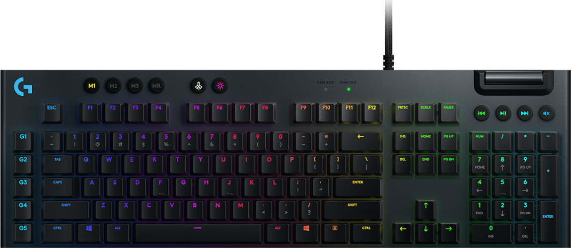Клавиатура игровая Logitech G815 LIGHTSYNC RGB GL Tactile (механическая) (M/N: Y-U0035)