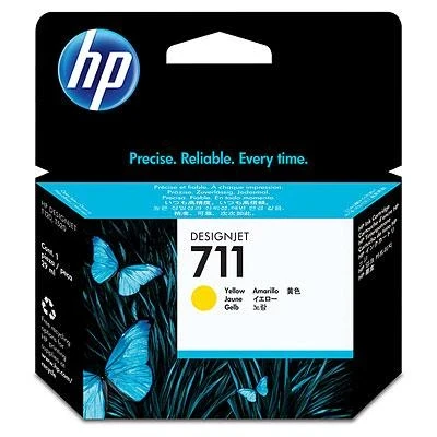 Картридж HP Europe/CZ132A/Чернильный/желтый/№711/29 мл