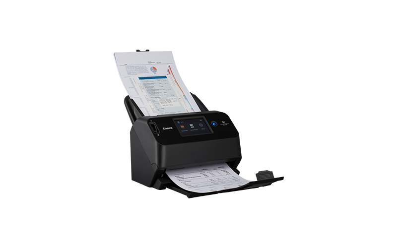 Сканер imageFORMULA DR-S150 (Протяжный, цветной, двусторонний, А4, Scanner/DADF 60p, 600 dpi, 45 стр./мин, 90 изобр./мин., USB 3.2, Ethernet, WiFi, 4000 ppd)