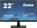 Монитор LCD 21.5'' 16:9 1920х1080(FHD) VA, 250cd/m2, 3000:1, 80M:1, 4ms, VGA, HDMI, DP, USB-Hub, Tilt, Speakers, 3Y, Black