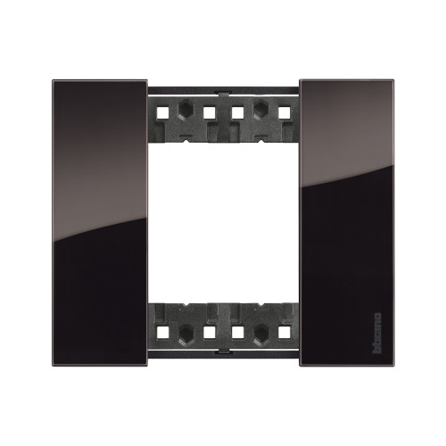 Рамка декоративная Bticino KA4802DG Living Now 2 модуля "Ночь"