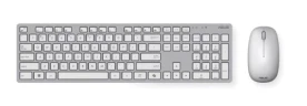Клавиатура и манипулятор Asus/W5000 Wireless Keyboard and Mouse Set White/Беспроводной