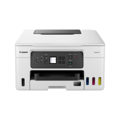 МФУ Canon MAXIFY GX3040 (A4, Printer/Scanner/Copier/Duplex, 600x1200 dpi, inkjet, Color, 18 ppm, tray 100+250 pages, LCD Color (3,4 см), USB 2.0, WIFI cart. GI-46)