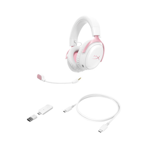 Гарнитура HyperX Cloud III S - Gaming Headset (White-Pink) DG0R2AA
