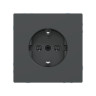 Розетка мех-м MERTEN MTN2301-6034 D-Life шторки винт.зажим антрацит