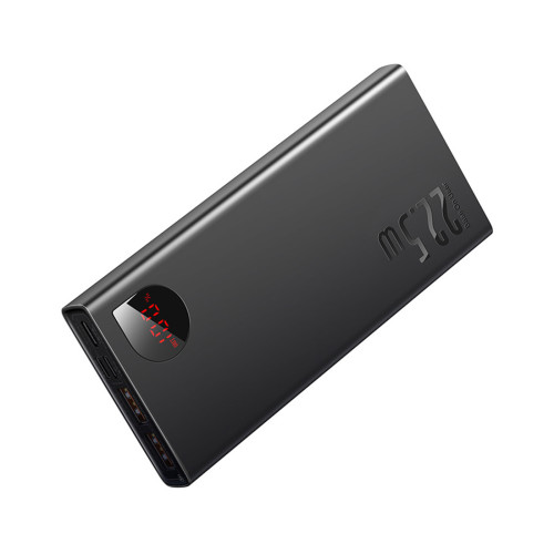 Портативный внешний аккумулятор Baseus Metal Digital Display Power Bank 10000mAh 22.5W Black