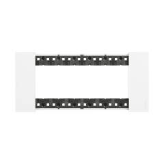 Рамка декоративная Bticino KA4806KW Living Now 6 модулей белый