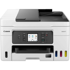 МФУ Canon MAXIFY GX4040 (A4, Printer/Scanner/Copier/FAX, 600x1200 dpi, inkjet, Color, 18 ppm, tray 100+250 pages, LCD Color (6,7 см), USB 2.0, LAN, WIFI cart. GI-46)