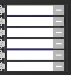 Модуль на 6 абонентов с подсветкой Hikvision