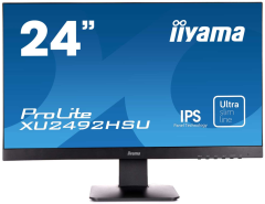 Монитор LCD 23.8'' 16:9 1920х1080(FHD) IPS, 75 Hz, 250cd/m2, 1000:1, 5M:1, 5ms, VGA, HDMI, DP, USB-Hub, Tilt, Speakers, 3Y, Black
