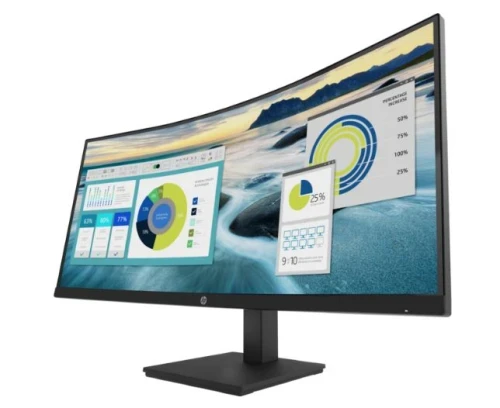 Монитор HP Europe/P34hc G4 WQHD/34 ''/VA Curved/3440x1440 Pix/1xUSB Type-C/HDMI 2.0/DisplayPort™ 1.2/4xUSB-A 3.2 Gen 1/5 мс/250 ANSI люм/35000:1/ Hz