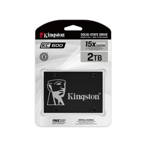 Твердотельный накопитель SSD Kingston SKC600/2048G SATA III 2.5"
